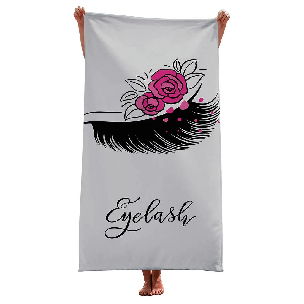 King and Queen's Velvet Bath Towel Beach Towel Cushion Large Bath Towel Beach Towel Printed Microfiber Towel Minimum Order