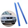 2Pcs Grille Trim Strips Bright Blue Car Decor Front