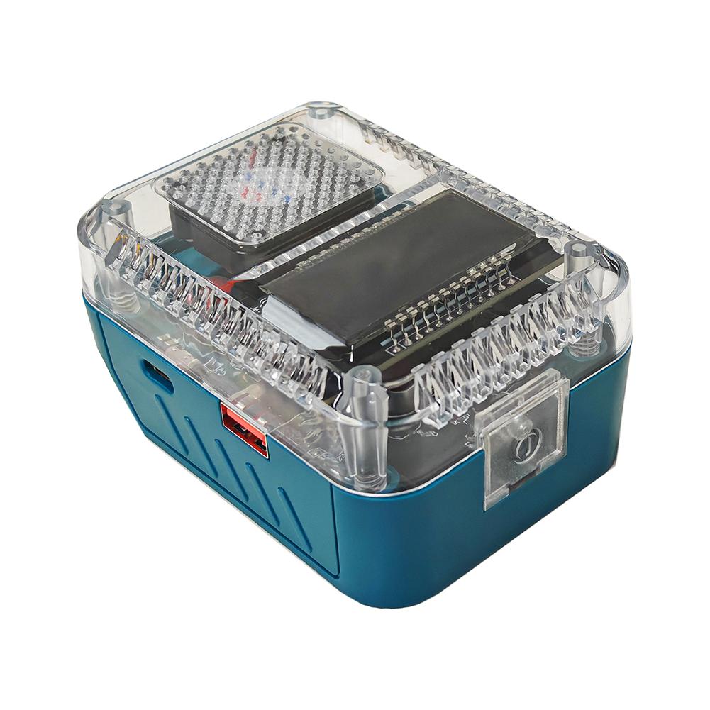 1 Pcs Lithium Battery Adapter Converter Charger Digital Display For MK Lithium Battery Accessories Lithium Battery Adapter
