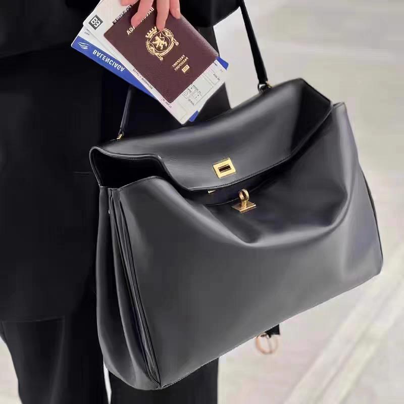 Bolso Tote de Gran Capacidad de Alta Calidad Bolso de Mano Elegante de Cuero Suave Bolso Versátil de Color Sólido para el Trabajo Bolso Cuadrado Popular Exquisito
