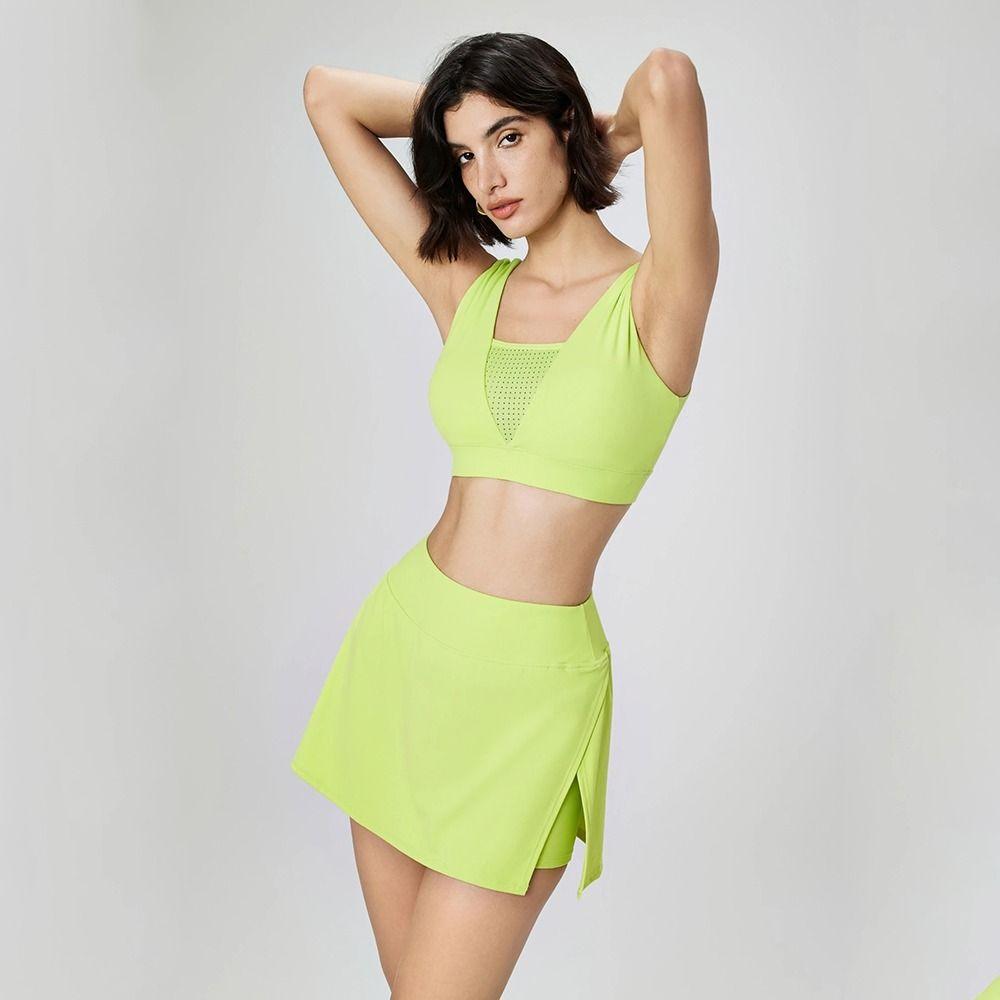 Soft Women's Tennis Skirts Breathable Sport Golf Skirt Moisture-wicking Fitness Skirt Tennis