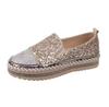 Fashion Mocassins À Enfiler Pour Femmes, Baskets En Maille, Décor Biscuits, Chaussures Plates Basses