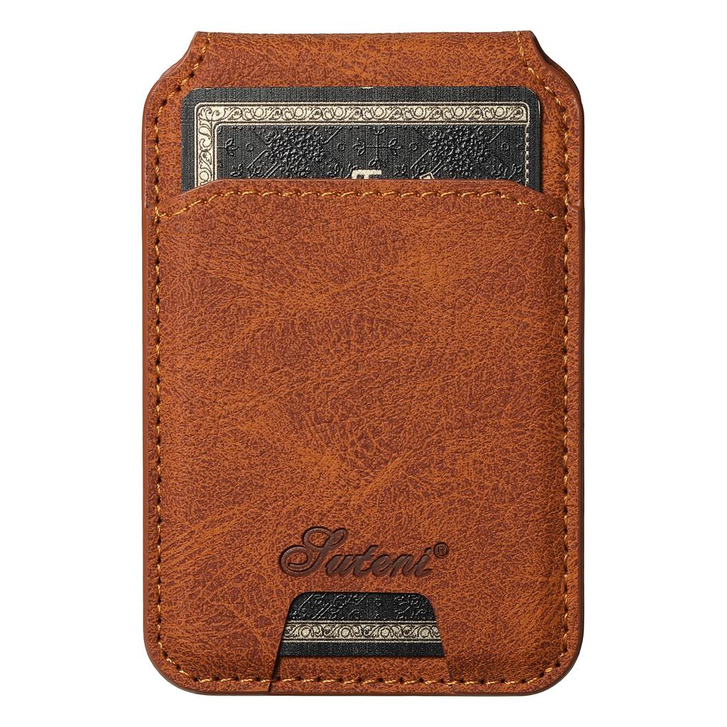 SUTENI H16 For Samsung Galaxy S24 Ultra Kickstand Phone Case Detachable Magnetic Card Holder