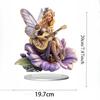2D Flat Acrylic Purple Dragon Butterfly Girl Decoration, Indoor and Outdoor Decoration - No Battery/electricity Required, Free Day Decoration, S