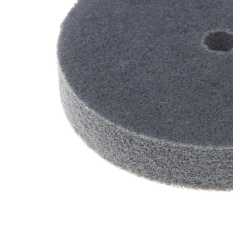 Metal Polishing Wheel 150*25Mm Non-Woven Abrasive Disc Nylon Fiber 5P/7P/9P Options 180# For Polishing Operations