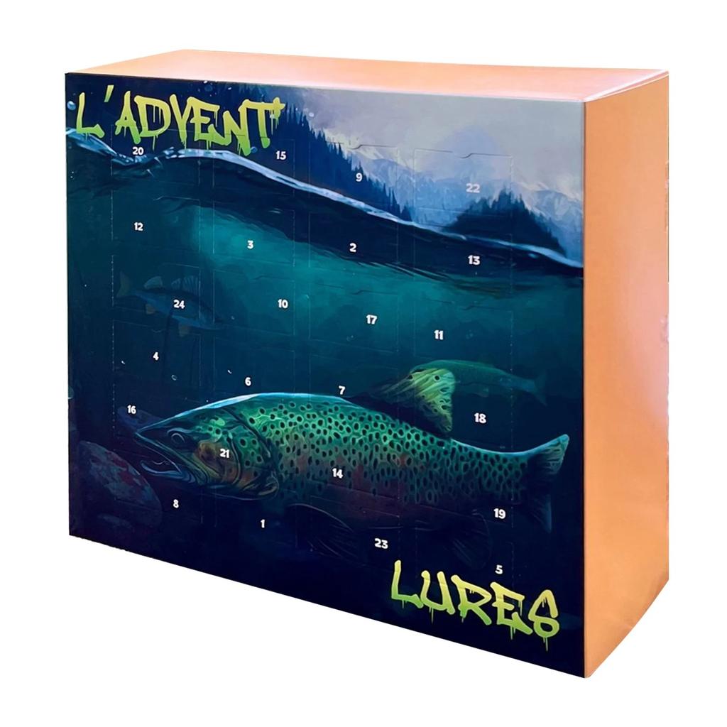 Angeln Weihnachtsartikel Adventskalender Countdown Angelköder 24 Tage Angelköder Set Kreative Weihnachtsgeschenke Tackle Blind Box