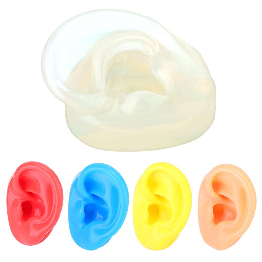 Soft Silicone Simulation Left Human Ear Model Ear Display Teaching Aid Model