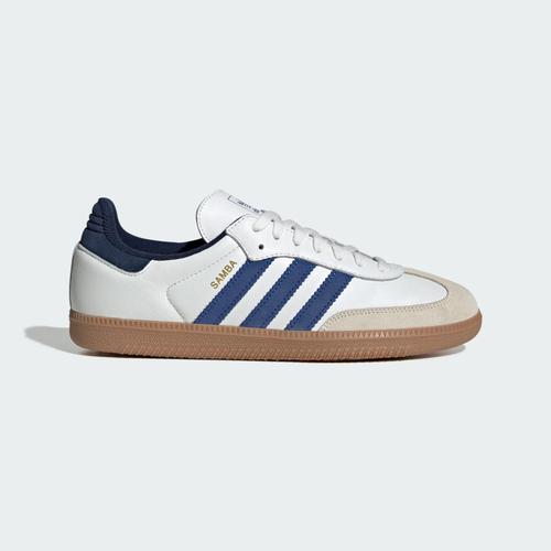 Adidas Originals SAMBA OG White/Blue JH5632 Men's Size