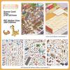 Shop Theme Stationery Stickers PET Die Cut Mini Landscape Sticker Stacking Stickers  Children Gifts