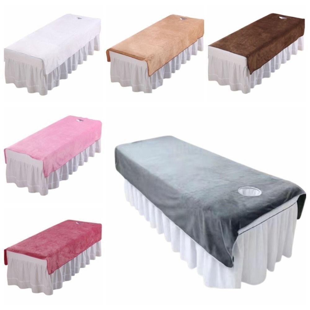Comfortable SPA Bedspread with Face Hole Beauty Massage Table Cover  Beauty Salon  Accessories