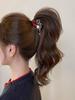 Iridescent Flower Hair Claw Clip for Women - Elegant Korean Style Bun Accessory 2026