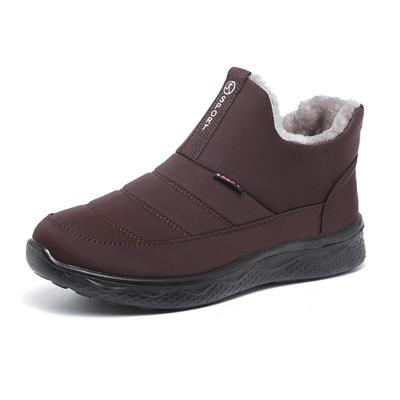 2025 Nouvelles Bottes de Neige d'Hiver pour Homme Chaudes Extérieures Imperméables et Antidérapantes Travail Alpinisme Bottes en Coton Chaussures pour Homme