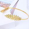 Baroque Leaf Alloy Headband: European & American Fashion for Brides & Girls