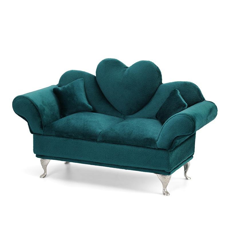 

Мініатюрні аксесуари для ляльок, скринька для ювелірних виробів, органайзер, меблі, прикраси, коробка для зберігання, спальня, прикраси, ювелірні вироби, коробка для зберігання на шию 23.5*9.5*12.5cm зелений