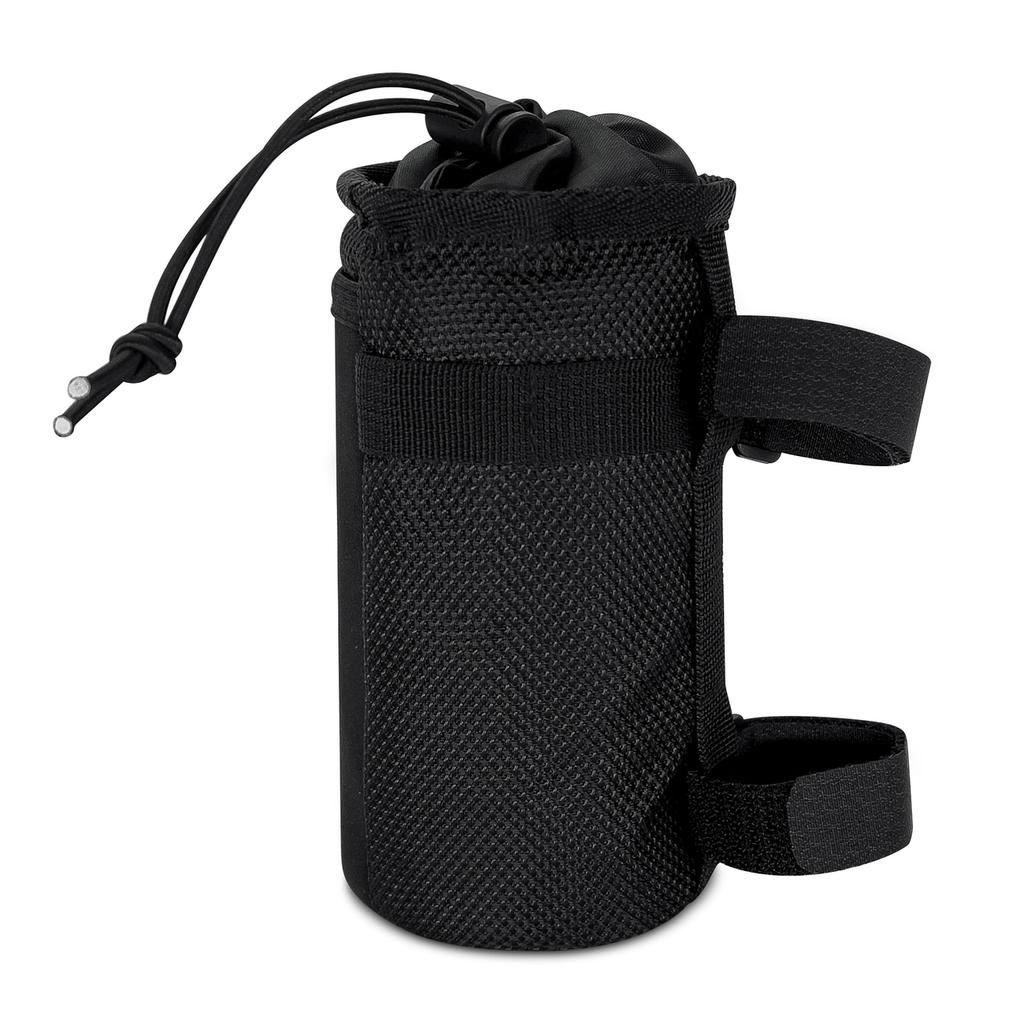 Thermal bottle bag for bike or scooter 1 l black