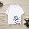 Heavyweight 220g Children's Combed Cotton Cartoon T-Shirt - Short Sleeve, Casual Trendy Top for Boys and Girls