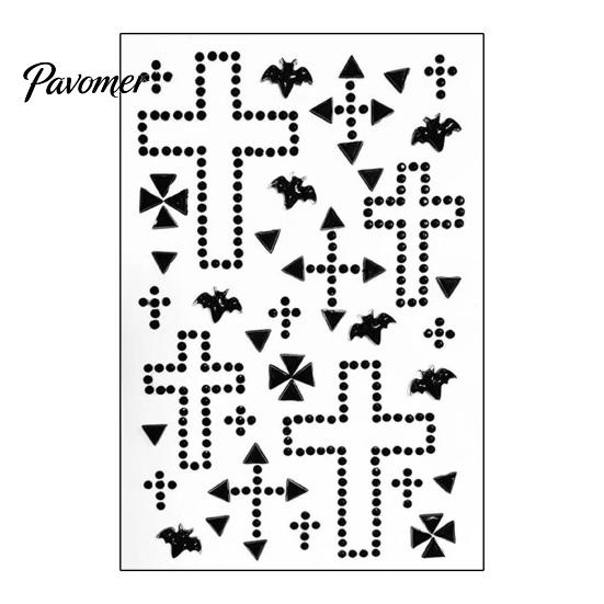 Halloween Face Rhinestone Stickers Scar Gem Stickers, Wound Body Art Cosplay Crystal Decals, Waterproof Self Adhesive Temporary Tattoo for Masquerade