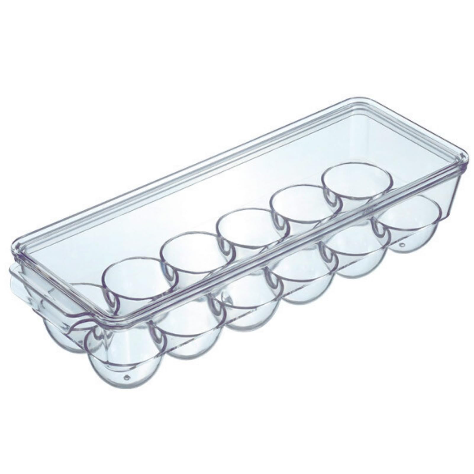 

Riblind Egg Storage Case for Refrigerators, Holds 12 Eggs, Transparent, with Lid, Stackable, Shockproof, Egg Holder