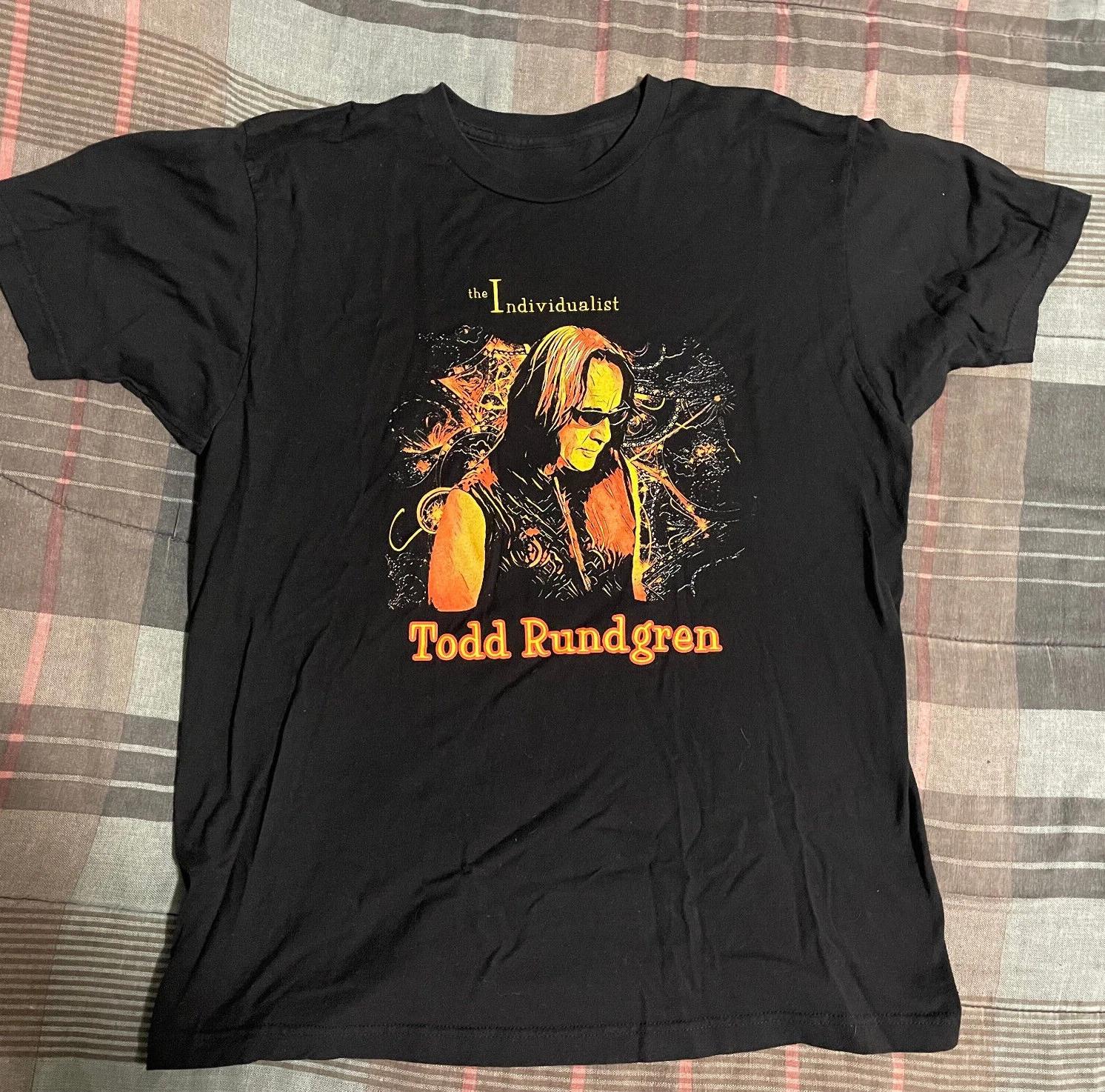 Men s and Women s T-shirts New Todd Rundgren THE INDIVIDUALIST 2019 TOUR Cotton Unisex S-5XL Shirt BS10 S