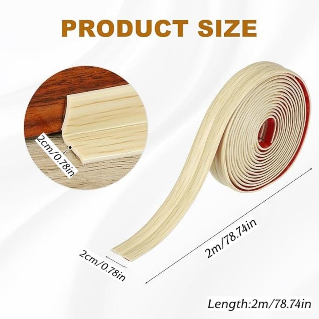 1pc Wall Corner Protector, Peel and Stick Molding Trim Wall Edge Guard, Flexible Self-Adhesive Inside & Outside Corner Trim