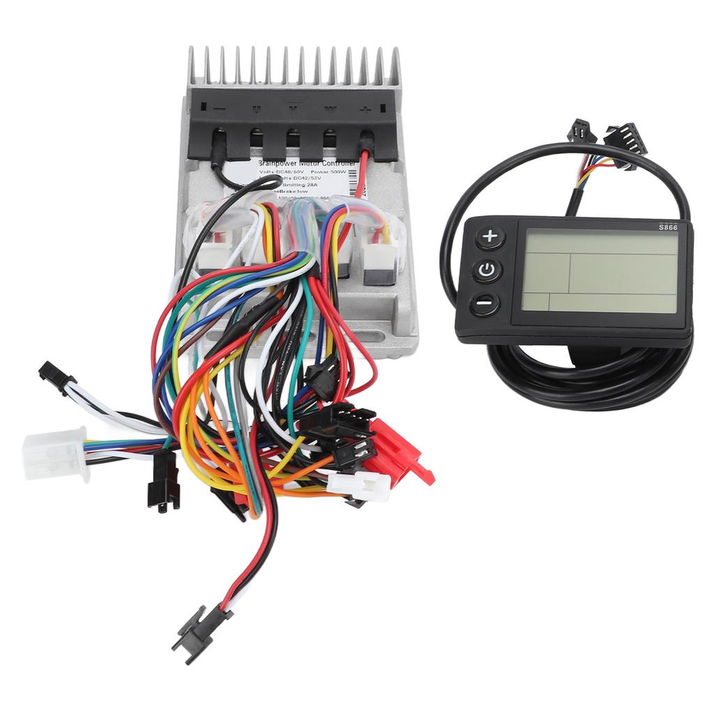48V 60V 500W Electric Bike Brushless Controller LCD Display Kit 3 Mode Sinusoid Electric Bike Controller Kit