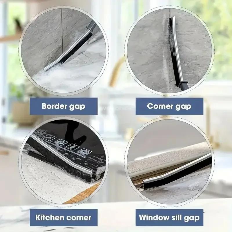 Crevice Cleaning Brush Window Bedroom Floor Line Cleaning Brush Kitchen Tile Dead End Bristle Cleaning Brush Household Supplies