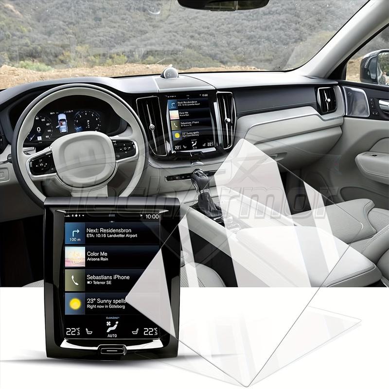 Car Tempered Glass Protective Film For Volvo 2016- Auto GPS Navigation Screen Protector Display Interior Accessories