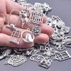 10 Stück/Los Verschiedene Metall Zufällige Mischung Pferd Schwert Kreuz Anhänger Charms Für Schmuckherstellung Zubehör DIY Ohrringe Armband Anhänger