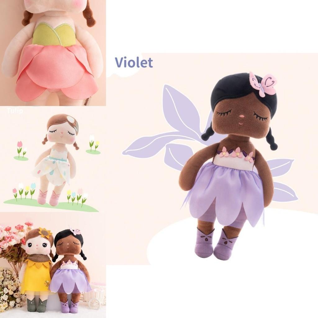 Adorable 13" Metoo Princess Doll Angela Super Soft Plush Stuffed Bunny Rabbit Flower Girl