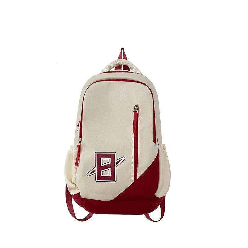 Backpack Trend Large Capacity Travel Backpack Japanese Leisure Junior High School Student School Bag Travel Travel Bag красный