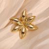 European-American Cross-border C-shaped Teardrop Flower Earrings: Chic, Creative, & Versatile Women's Jewelry Set