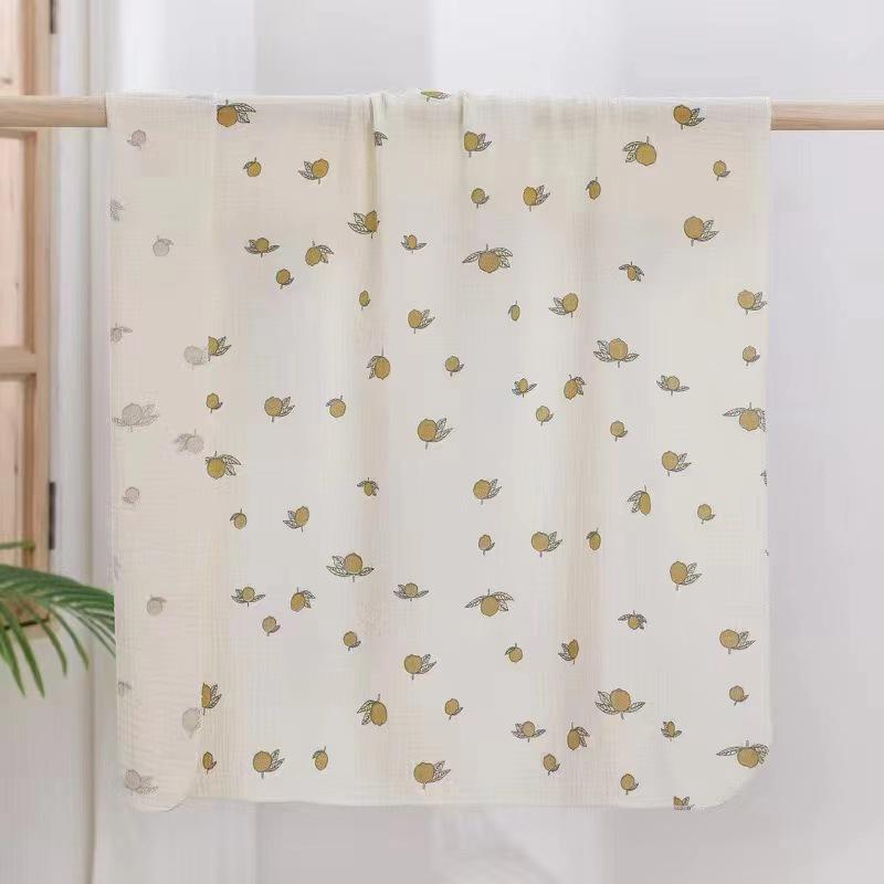 Korean Style Two-Layer Swaddle Blanket for Newborns, Super Absorbent Gauze Bath Towel, Lightweight Summer Design