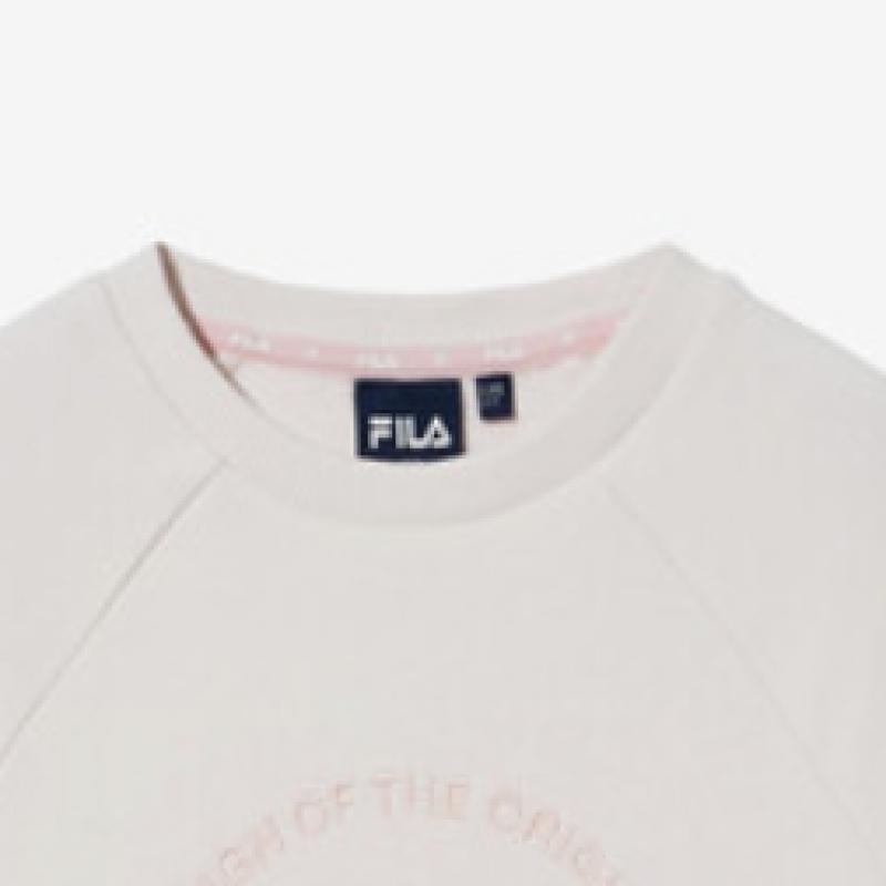[fila Kids] Logo Point Crop Sweatshirt  Fk2pog3102f Pel  q0zFk2pog3102fPel