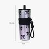With Lifting Rope Vacuum Cup Bow Cherry Flower Print Insulated Cup  Boys and Girls
