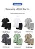 Men's Ice Silk Quick-Dry Sports Set - 2026 Summer Loose Fit Plus Size Breathable Short Sleeve & Shorts