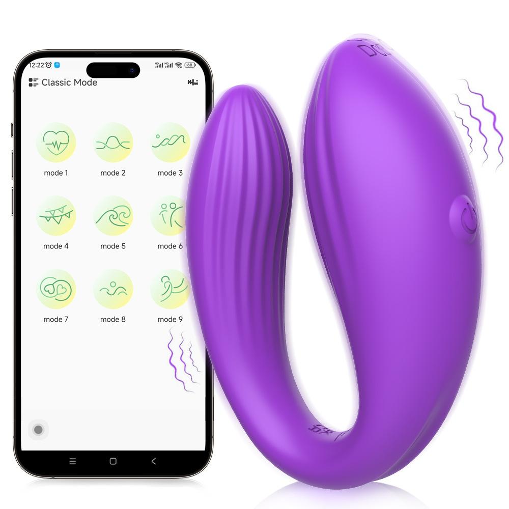 Wearable Couples Pleasure APP Control Vibrator Silicone Waterproof Adult Sex Toys G-Spot 10 Vibration Modes Masturbator Dildo