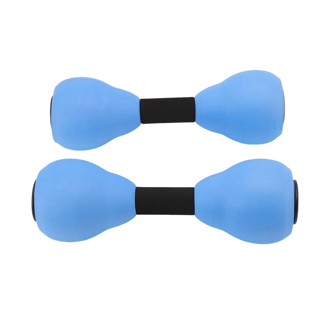2pcs Water Floating Dumbbells EVA Foam Water Aerobic Exercise Foam Dumbbells for Swimming Pool