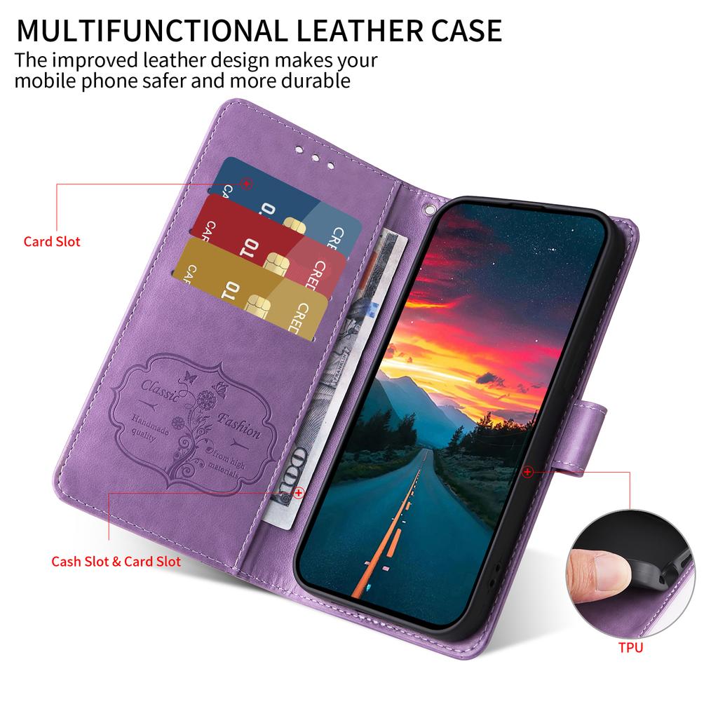 For Xiaomi 15 Ultra Case Butterfly Floral Imprint Wallet Stand Leather Phone Cover