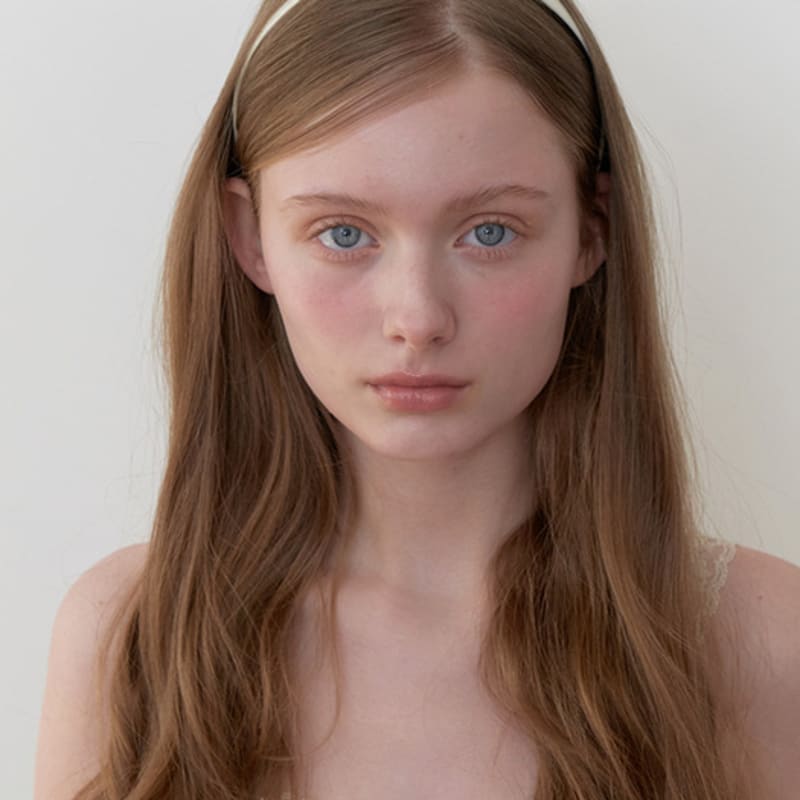 KINDABABY essential ribbon line head band - cream