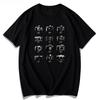 2025 Sommer Neu Trendige Kamera Kollektion Bedrucktes T-Shirt Baumwolle Locker Kurzärmelig Herren und Damen Modisches Oberteil