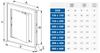 White Inspection Door 300X400 Mm Abs