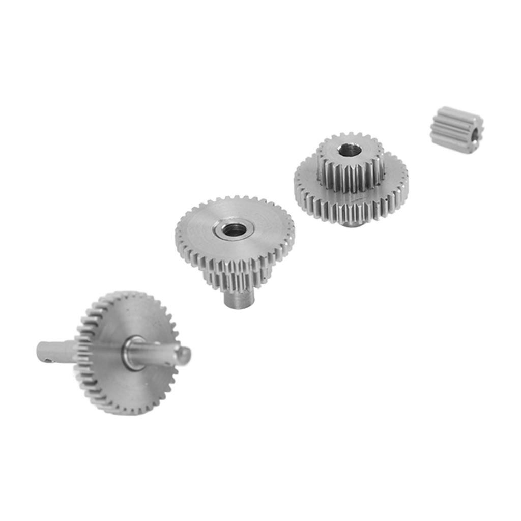 RC Crawler Gear Set Stainless Steel Easy Installation Light Precise RC Transmission Gear for