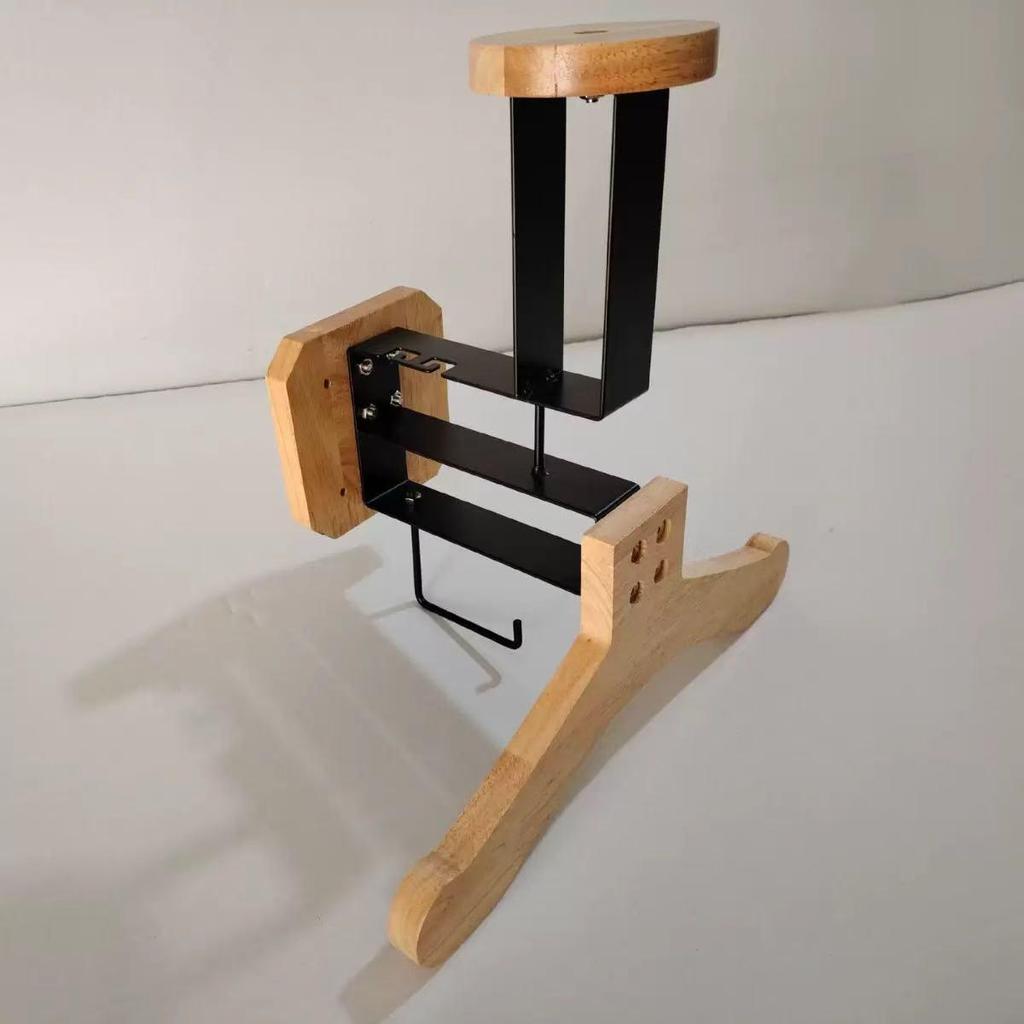 Wooden Wall-Mounted Tactical Equipment and Helmet Storage Rack