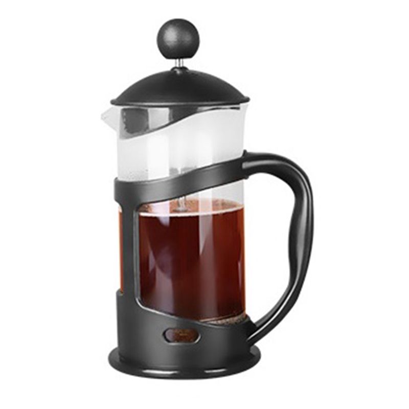 

1 Piece Presses Coffee Pot Practical Coffee Maker Multifunctional Durable Coffee Teapot Stainless Steel Glass Coffeeware 350Ml
