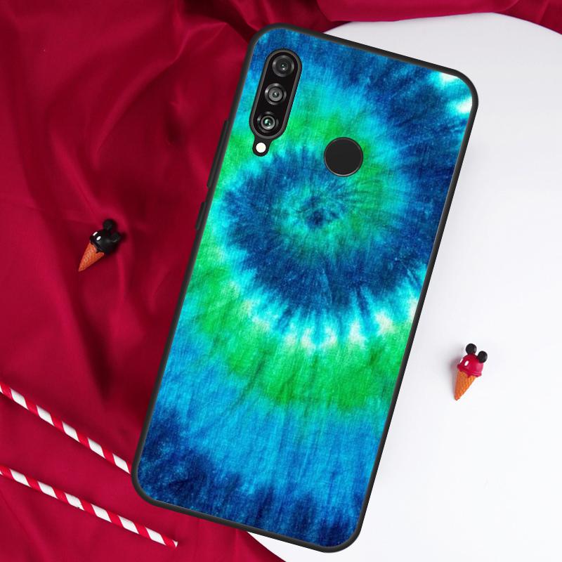 Rainbow Spiral Tie Dye For Huawei Nova 5T 9 10 SE 7i 8i 11i 12i Y73 Y90 Y70 Y72 Y61 Y91 Y60 P20 P40 P30 Lite Case