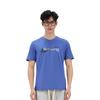 Nike Einfarbiges T-Shirt mit Buchstabenlogo, langärmlig, Herren-Oberteile, Blau CW0946-481