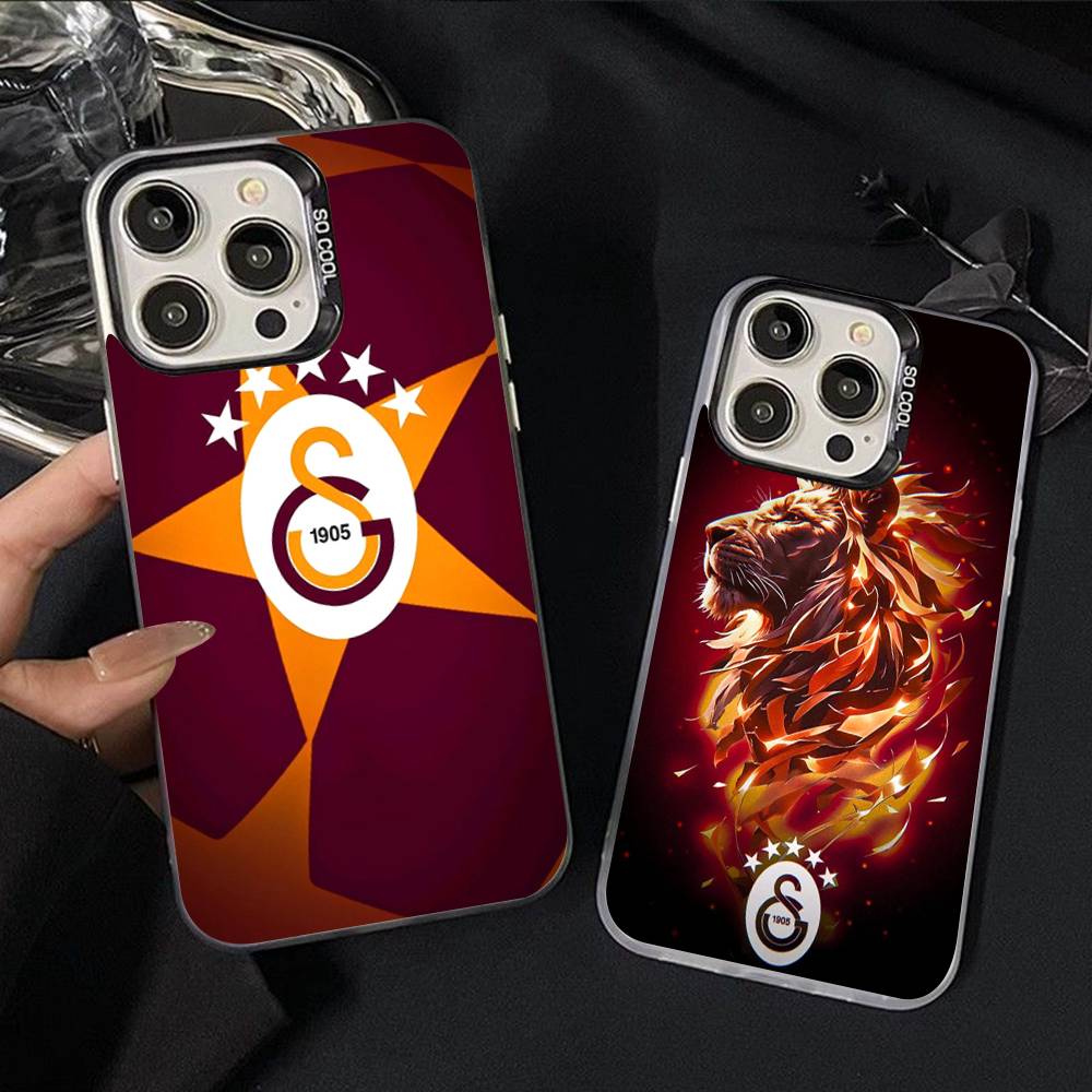 Football Team Galatasaray Color Phone Case For IPhone 17 16 15 14 13 12 11 Pro Max Plus Pro Shell