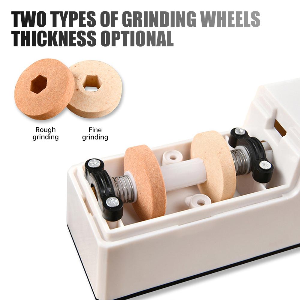 Electric Knife Sharpener Kitchen Sharpening Stone Grinder Home Sharpener Portable Kitchen Knife Sharpener Quick Knife Sharpening