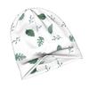 2D Flat Printing Elegant Flat Leaf Pattern Knit Hat with Subtle Fashion Details, Ideal for Adults Seeking Texture And Character In Cold-Season Daily W