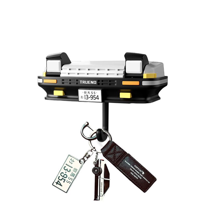 

Car Themed Keychain Light Up Feature Headlight Shape Hook ABS Material Key Holder Anime Inspired Accessory Universal Hook Strong Grip Holder No LED Light